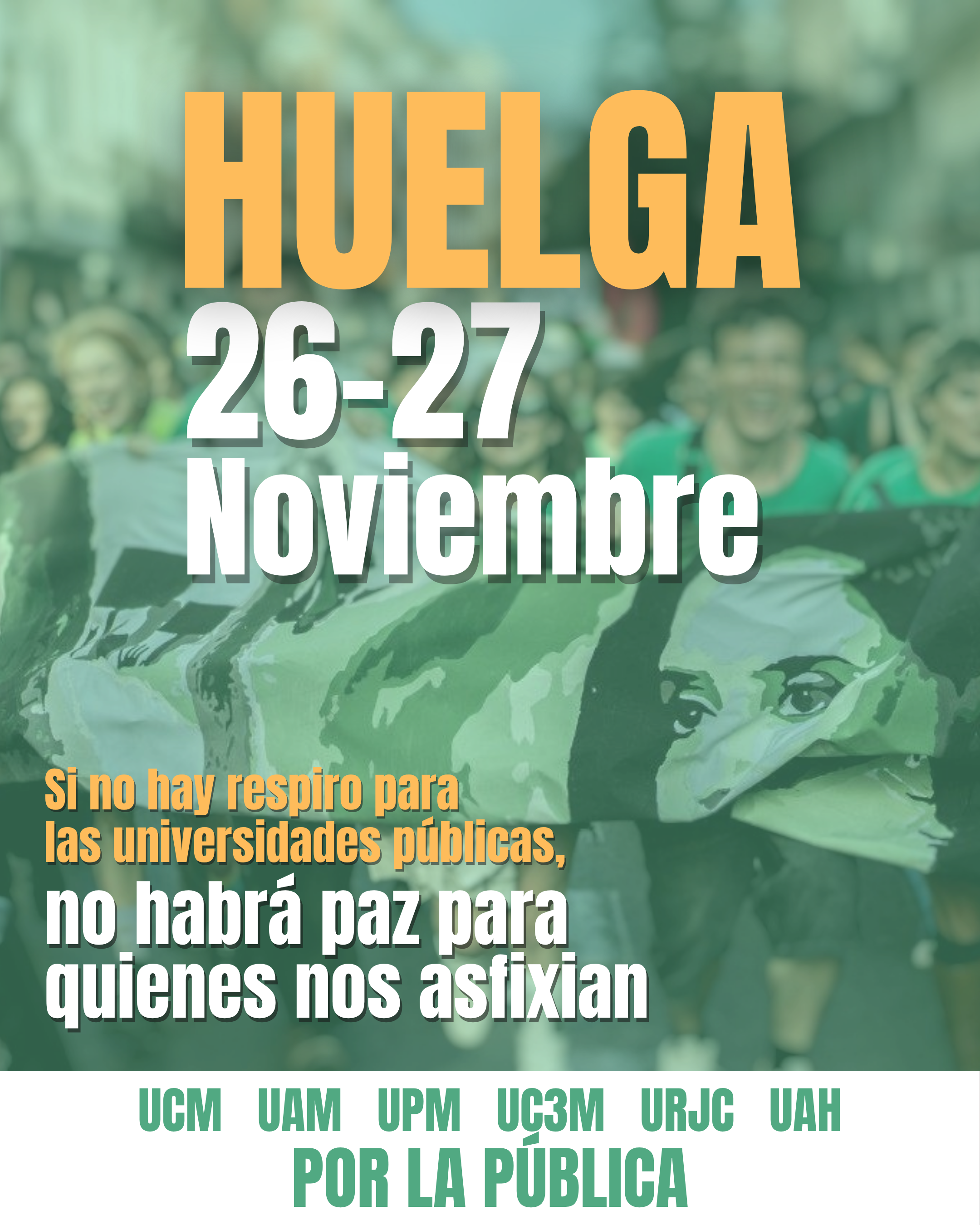 Cartel de la Huelga del 26-27N